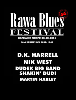 Katowice Wydarzenie Festiwal 44. Rawa Blues Festival